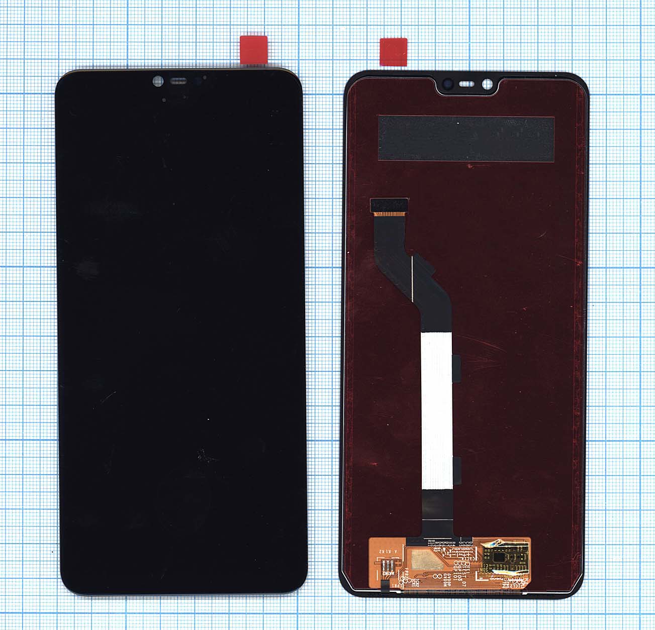 Дисплей для Xiaomi Mi 8 Lite в сборе с тачскрином черный