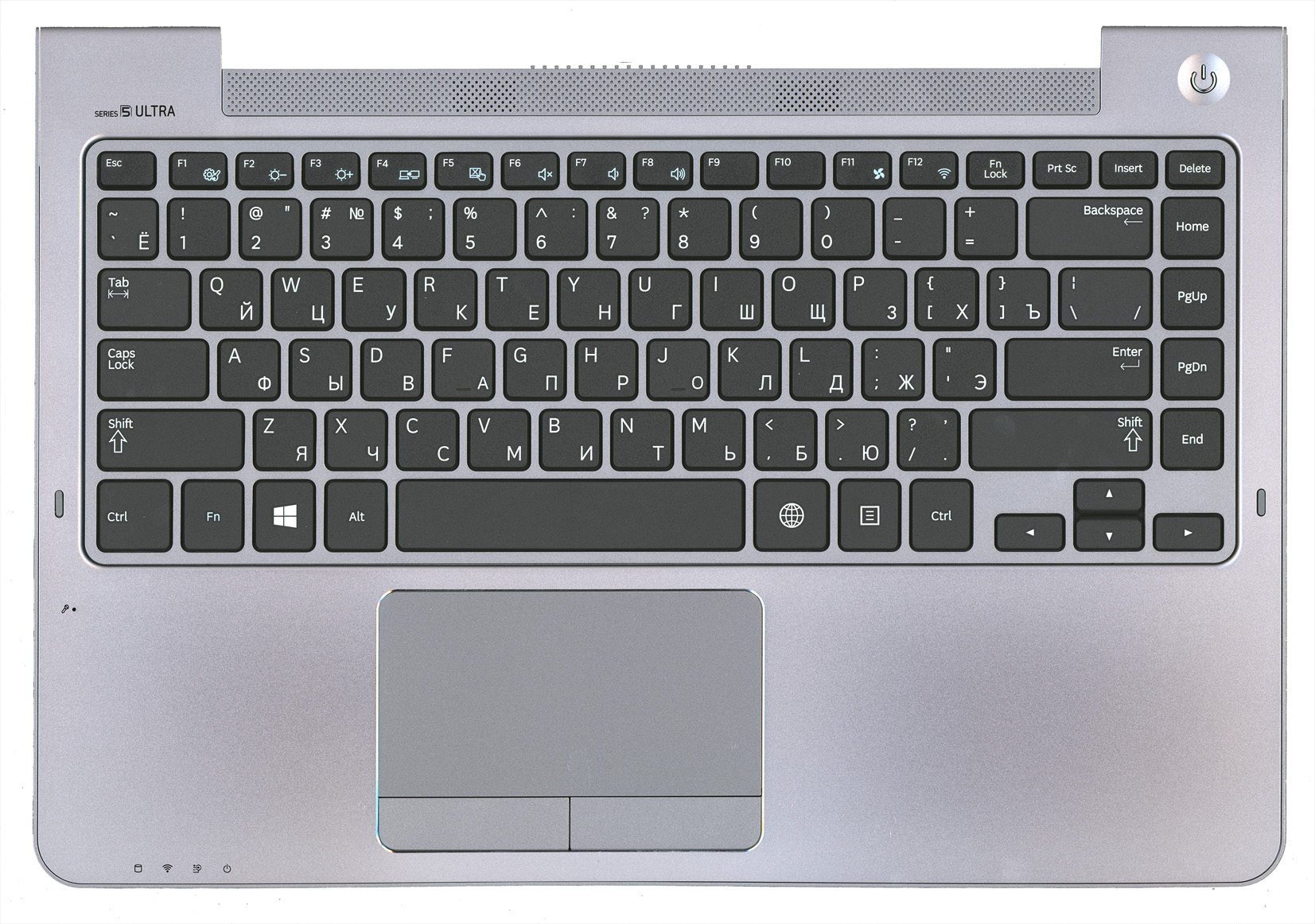 Топкейс для Samsung 535U4C NP535U4C 535U4C-S02 серый