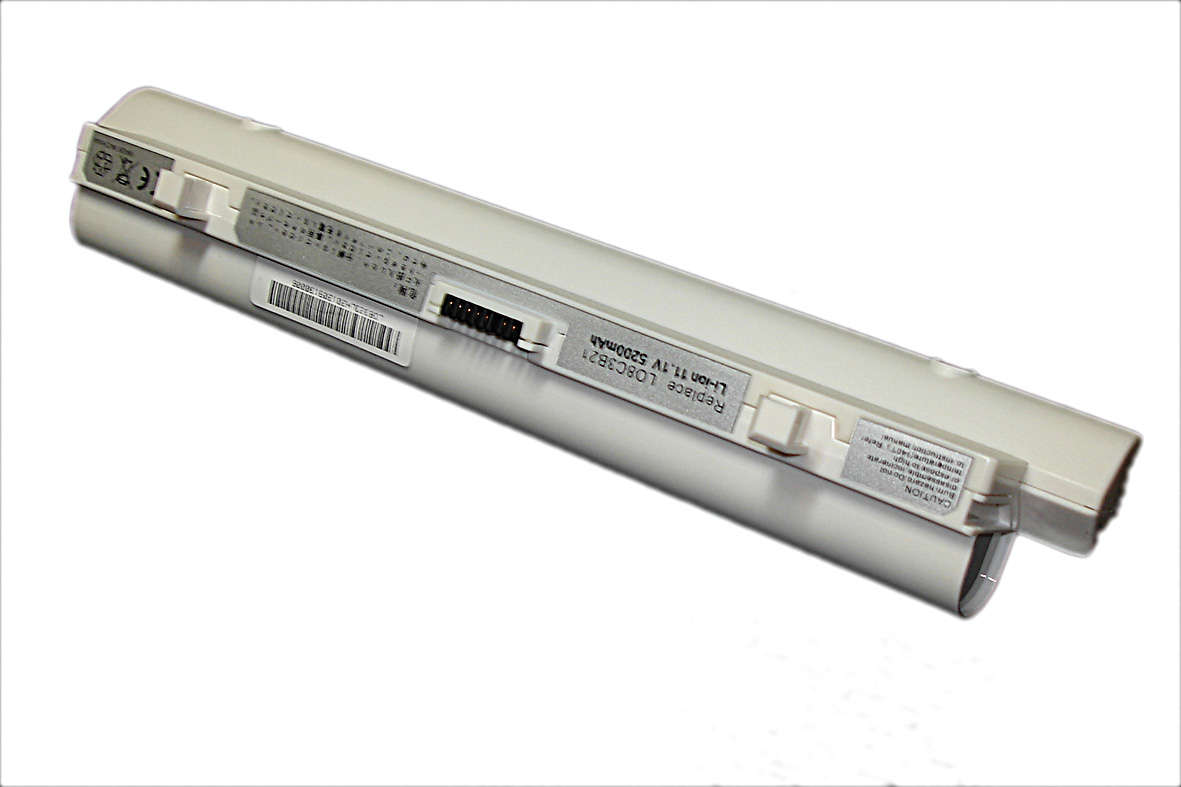 Аккумуляторная батарея для ноутбука Lenovo IdeaPad S9e S10e S10-1 S12 (45K2178) 5200mAh OEM белая